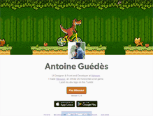 Tablet Screenshot of antoineguedes.com